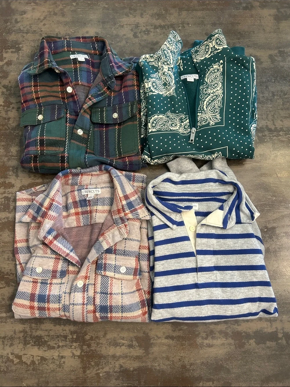 J. Crew Crewcuts Boys Size 10 Lot of 4 Shirts